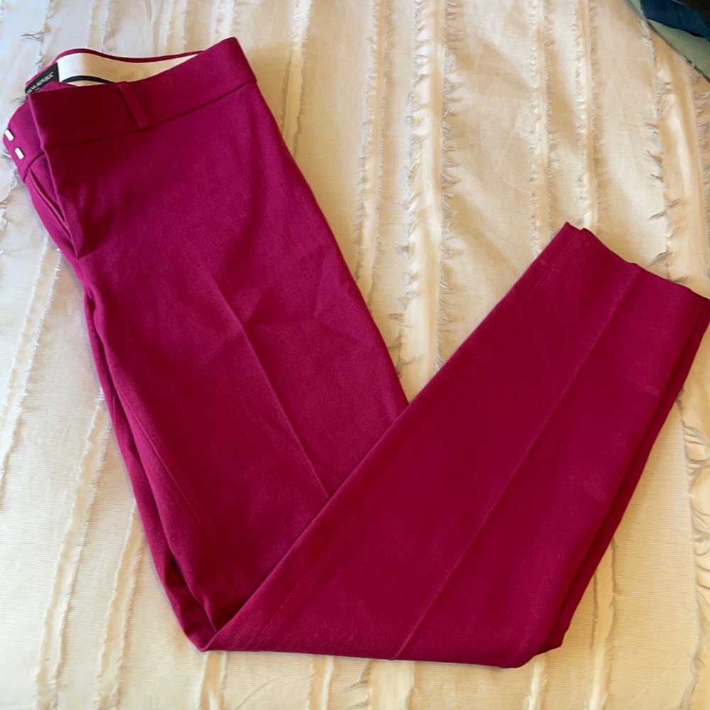 Size 2 magenta Sloan pant from banana republic